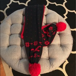 Hollister reversible winter scarf